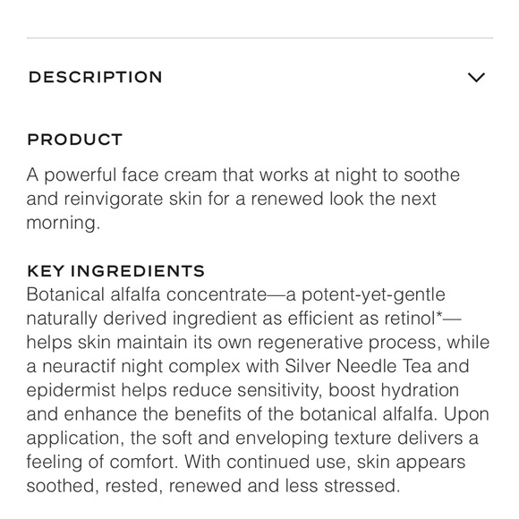 CHANEL LE LIFT Crème De Nuit Night Cream 1.7oz NWT - Picture 6 of 6